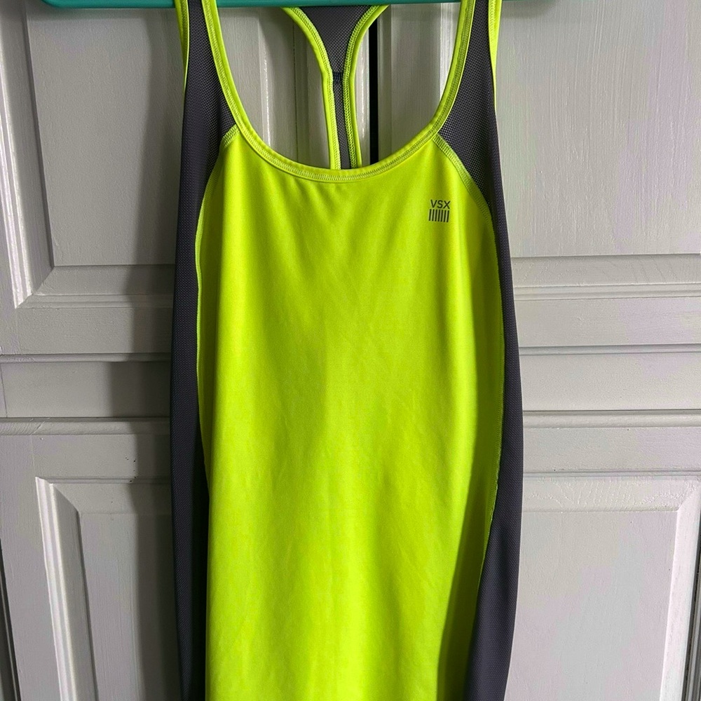 VSX Bright Yellow and Grey Athletic Tank